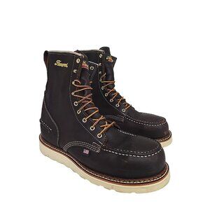 Thorogood Men's 8" Steel Toe WP Wedge Sole Work Boot (U.S.A.) 804-3800 Brown 11D